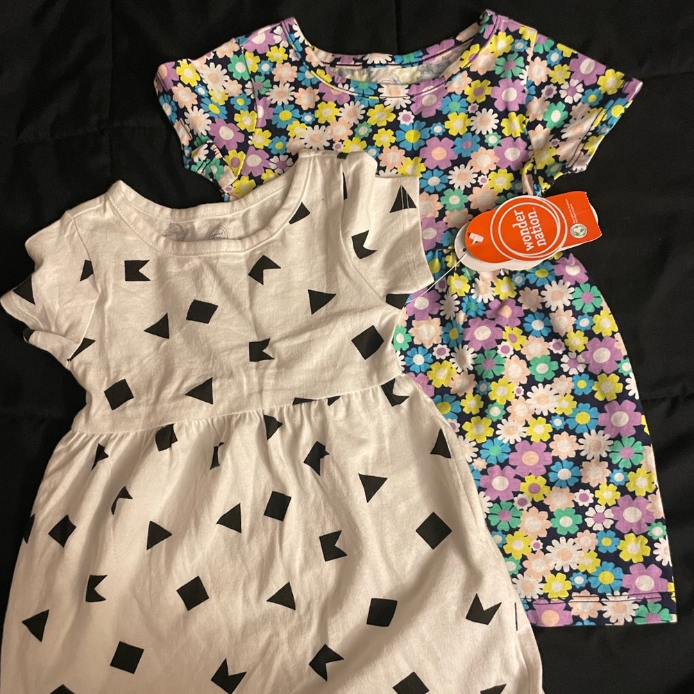 2 - Wonder Nation Dresses Size 12m